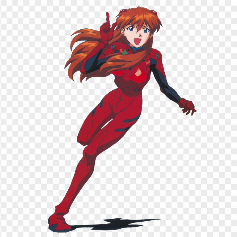 HD Neon Evangelion Genesis Asuka Sohryu PNG