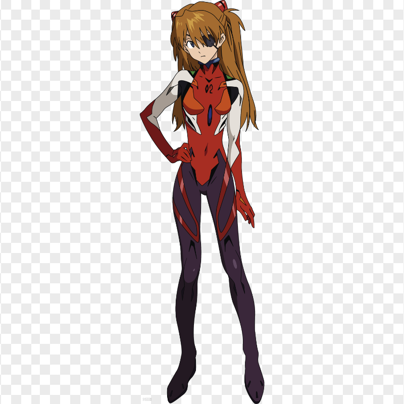 HD Neon Evangelion Genesis Asuka Sohryu Transparent PNG