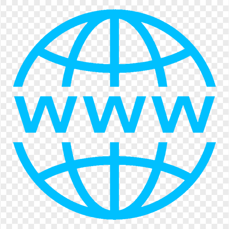 HD Networking Internet www Globe Blue Icon Transparent Background