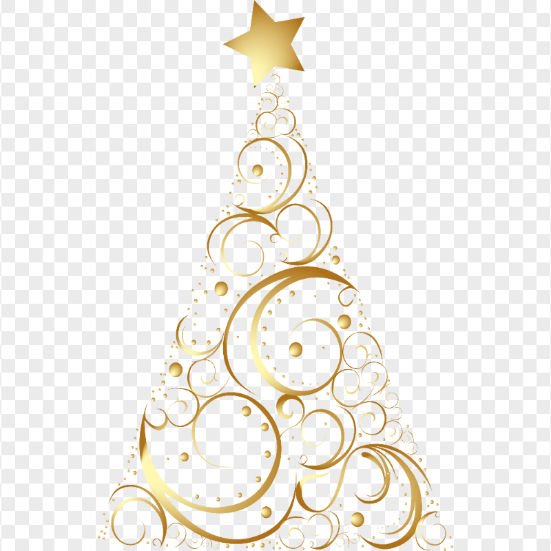 HD New Year Illustration Design Of Christmas Tree PNG