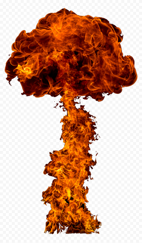 HD Nuclear Fire Explosion PNG