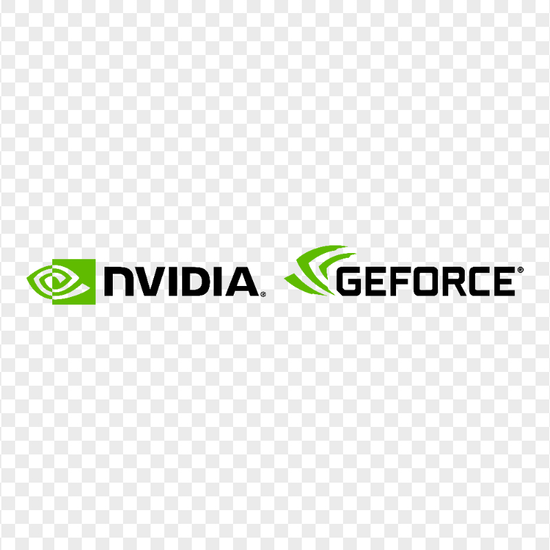 HD Nvidia And Geforce Logos PNG