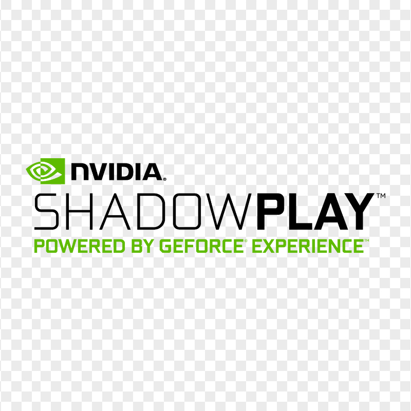 HD Nvidia Shadow Play Logo Transparent PNG
