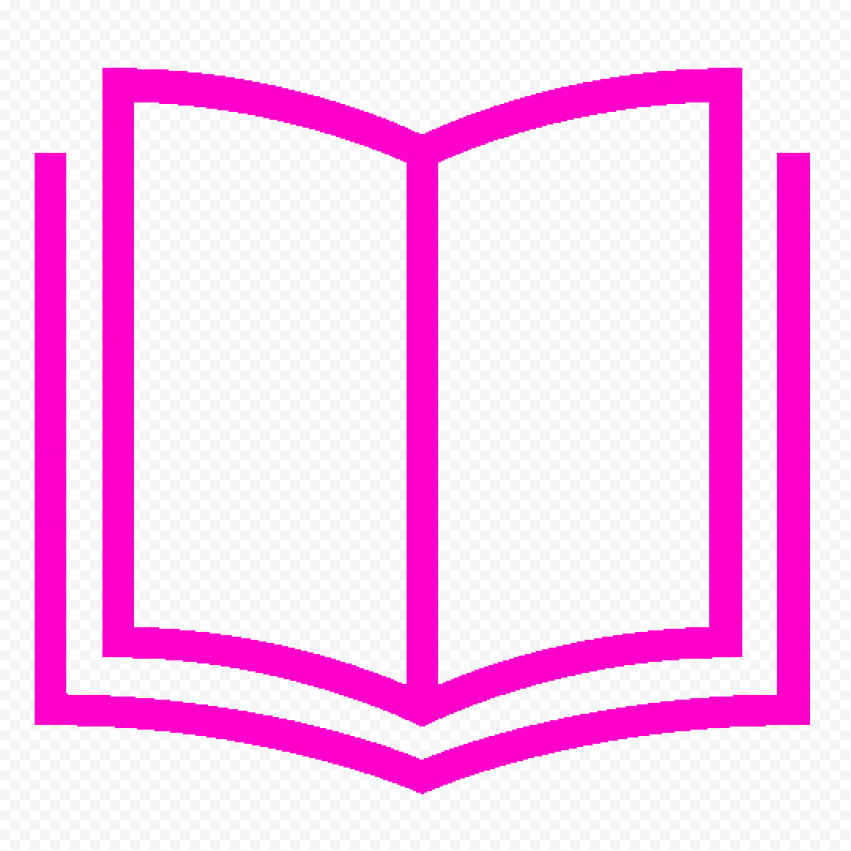 HD Open Book Pink Icon Symbol PNG | Citypng