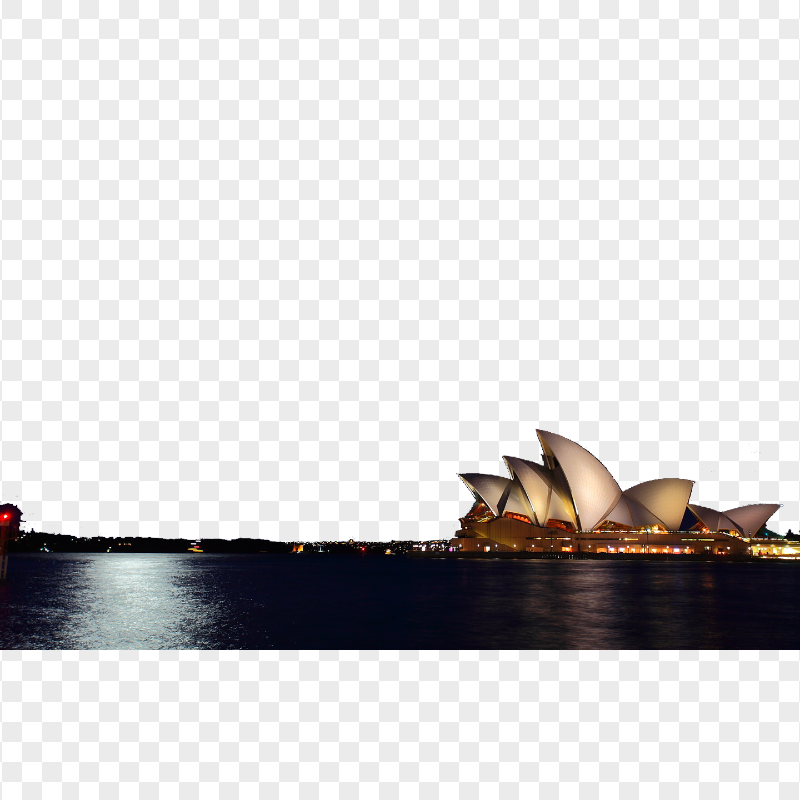 HD Opera House Sydney At Night Transparent PNG