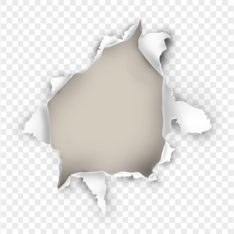 HD Paper Hole Burst Rip PNG