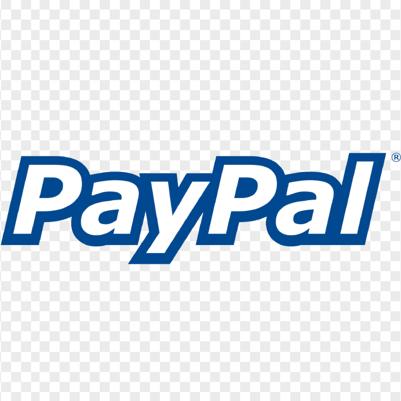 HD PayPal Blue & White Logo PNG