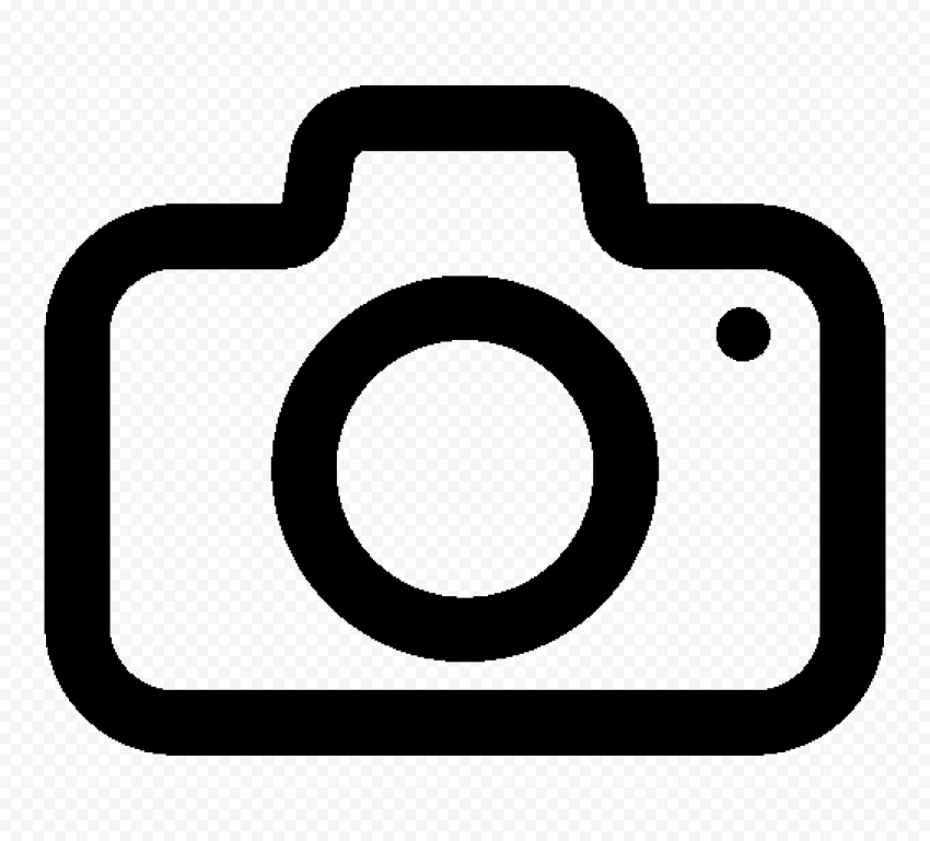 HD Photo Camera Black Icon PNG Citypng