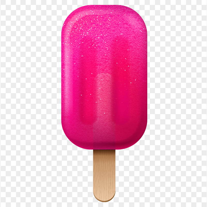 HD Pink Ice Popsicle Ice Cream Bar Illustration PNG