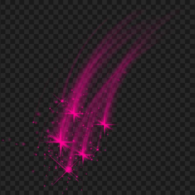 HD Pink Magic Light Effect PNG