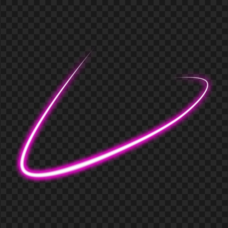 HD Pink Neon Light Line PNG
