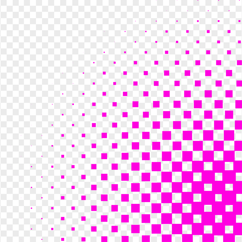 HD Pink Square Halftone Pattern Corner PNG