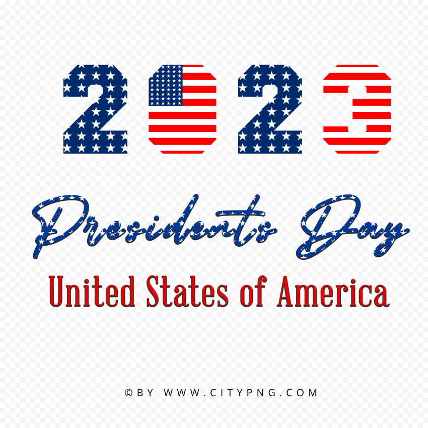 HD PNG 2023 Presidents Day United States Logo Design