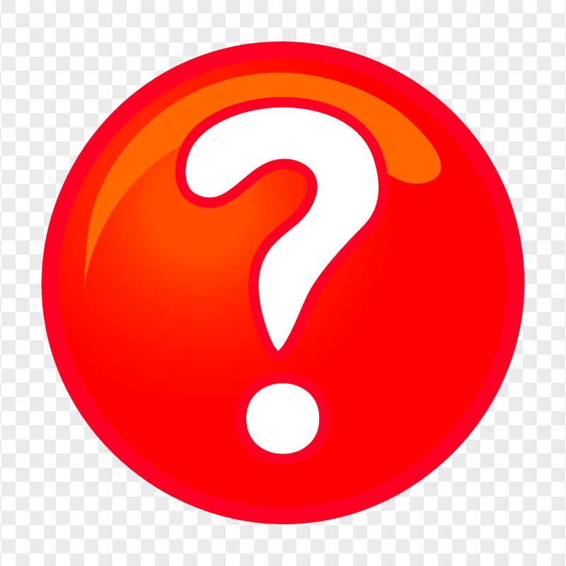 HD PNG Clipart Red Question Mark Circle Icon
