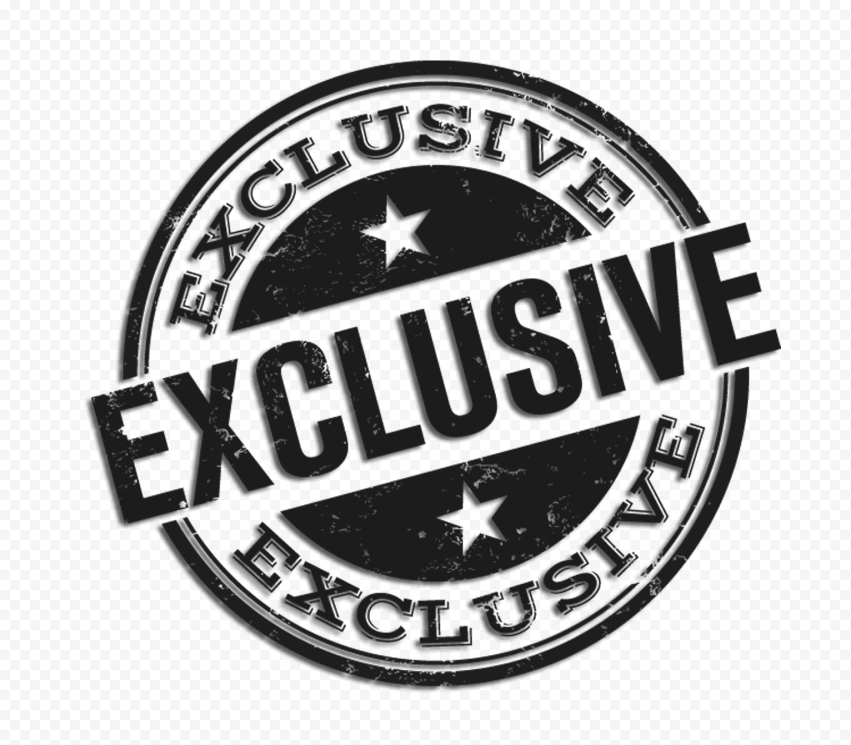 HD PNG Exclusive Black Round Stamp Logo Sign Citypng