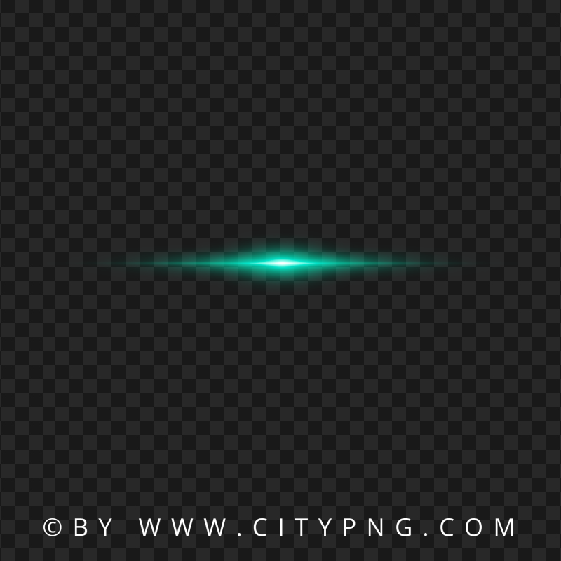 HD PNG Light Lens Flare Glowing Blue Green Effect