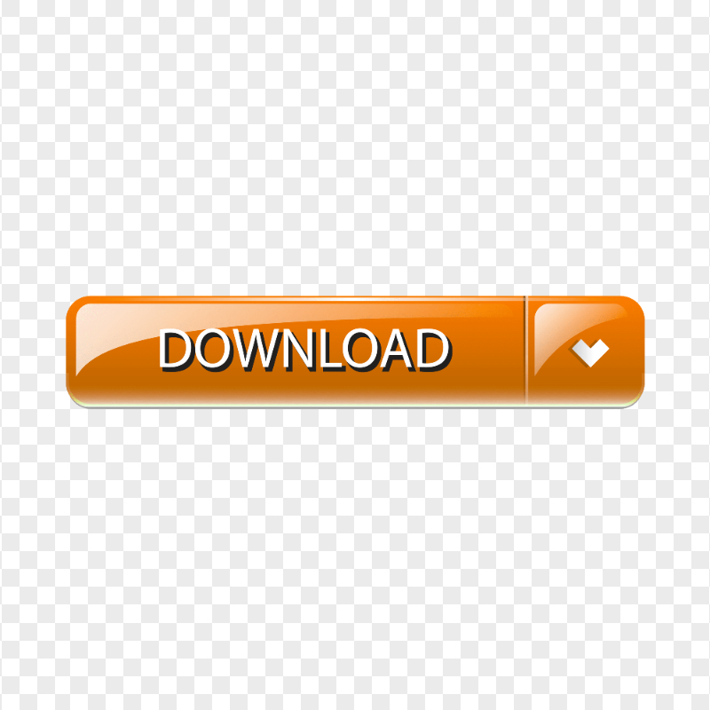 HD PNG Orange Glossy Download Web Button Icon
