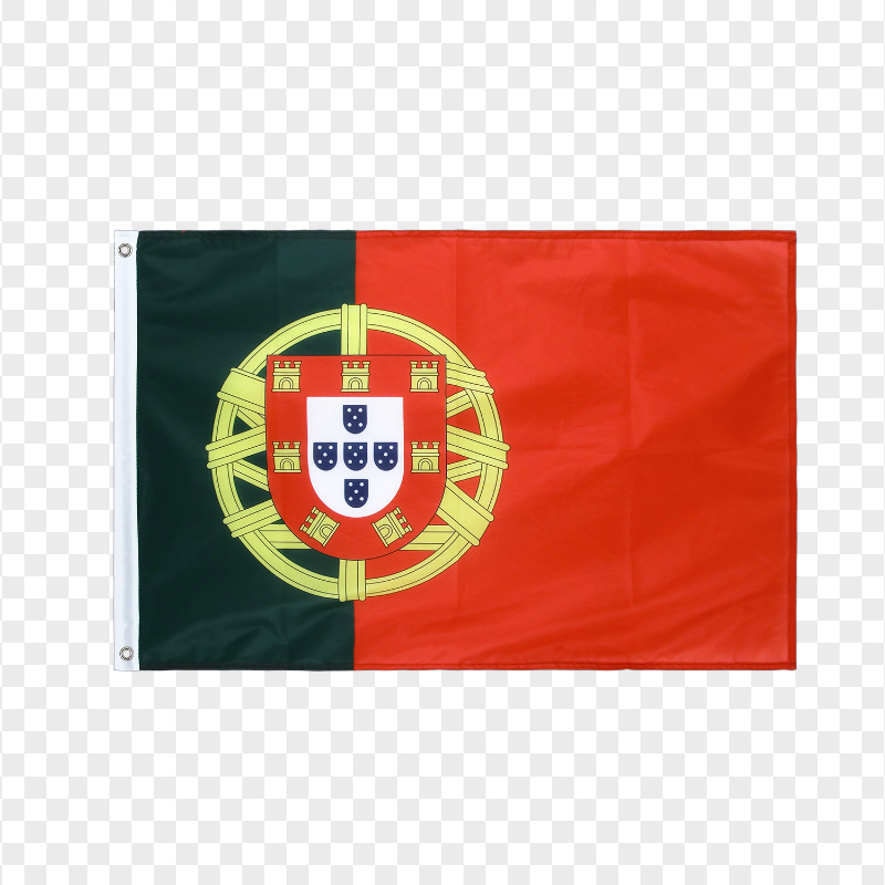 HD Portugal Portuguese Fabric Flag PNG