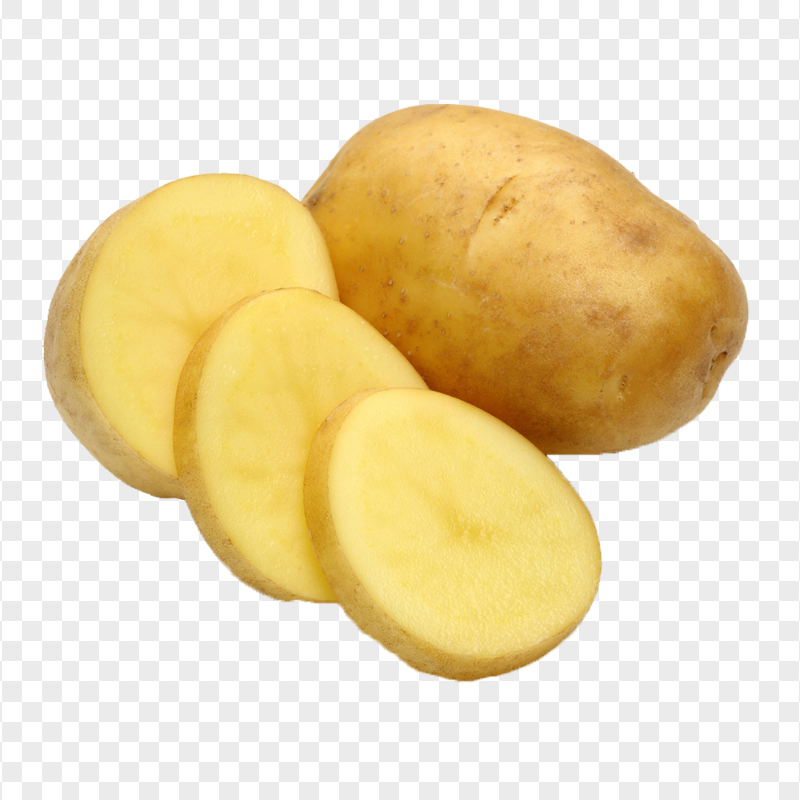 HD Potato Slice Transparent Background