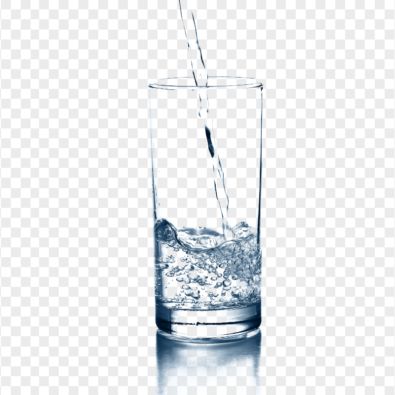 HD Pouring Water In Glass Drinking PNG