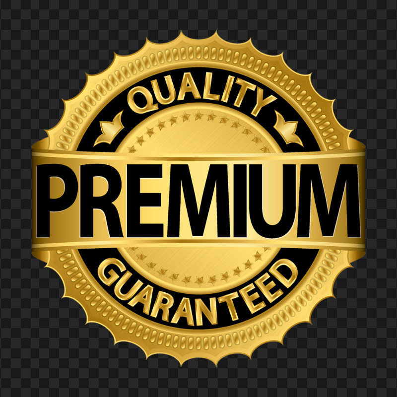 HD Premium Quality Guaranteed Label Logo Sign PNG