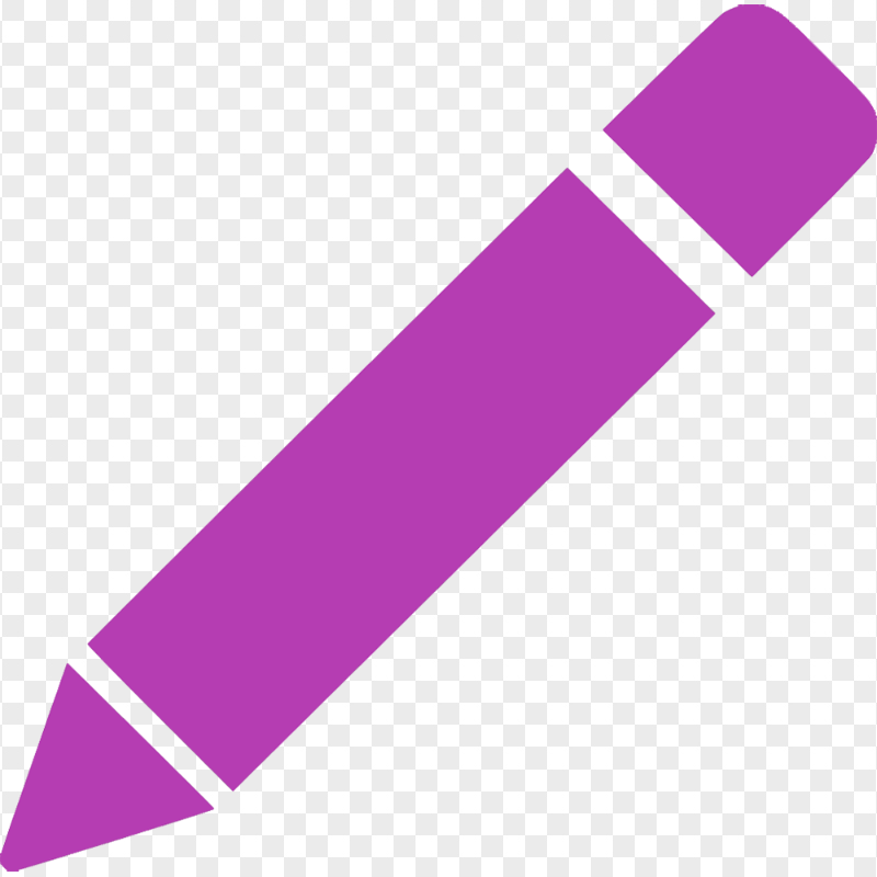 HD Purple Angle Pencil Icon PNG