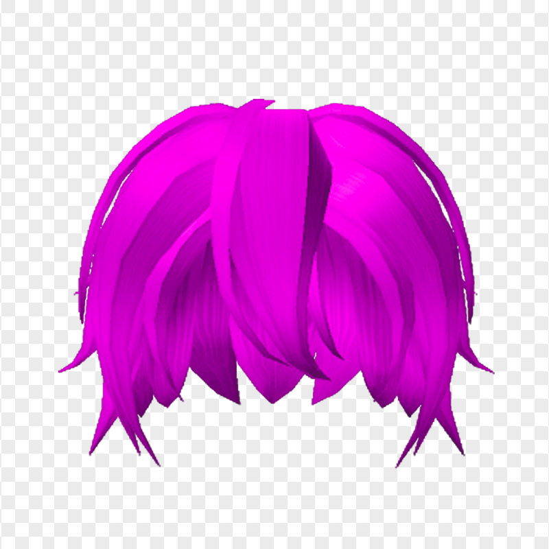 HD Purple Anime Manga Boy Hair PNG