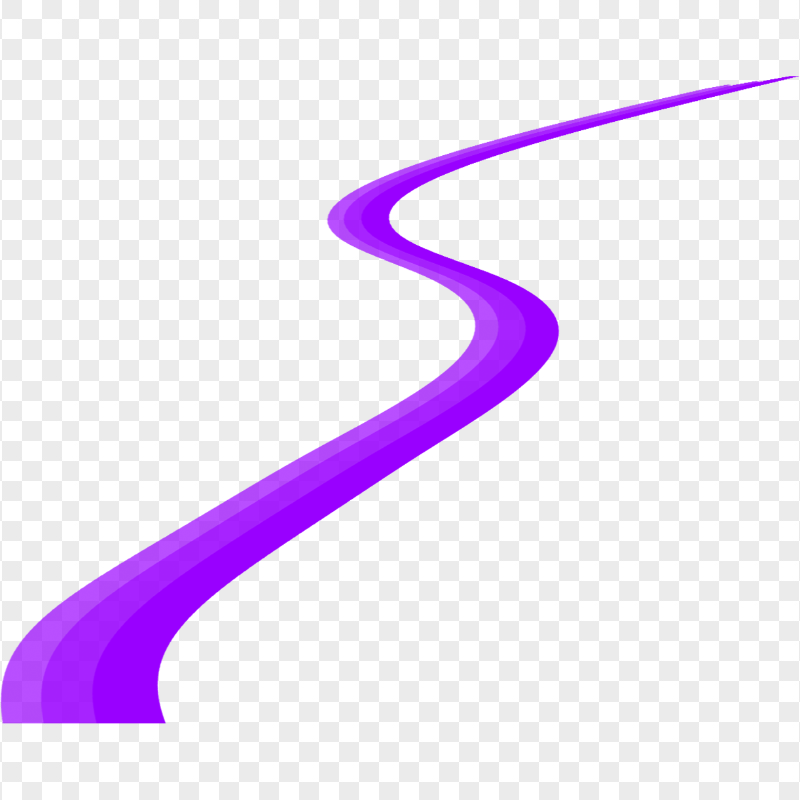 HD Purple Curved Curve Line PNG