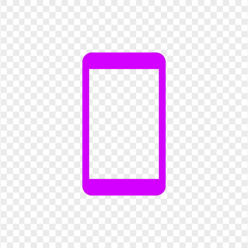 HD Purple Modern Smartphone Icon Transparent PNG