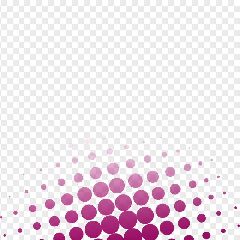 HD Purple Polka Dot Circles Pattern PNG