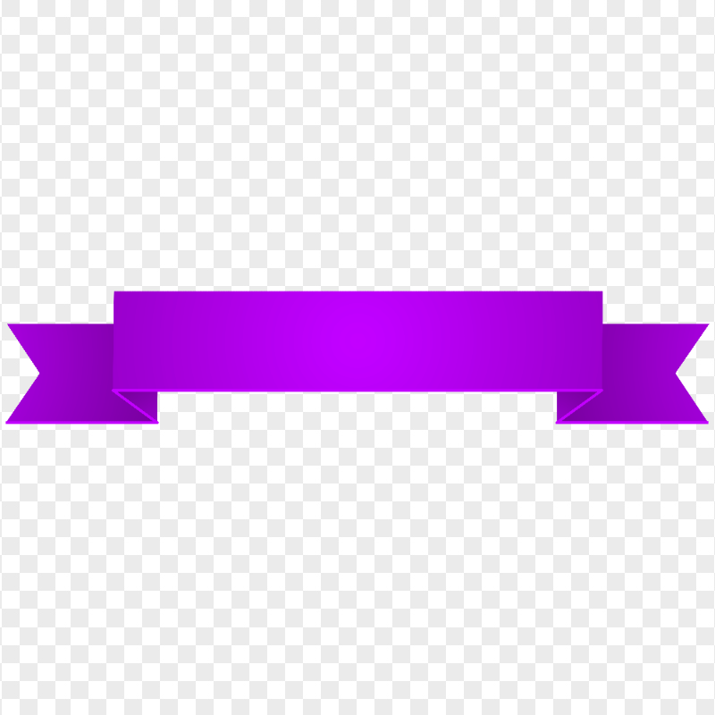 HD Purple Ribbon Banner Illustration PNG