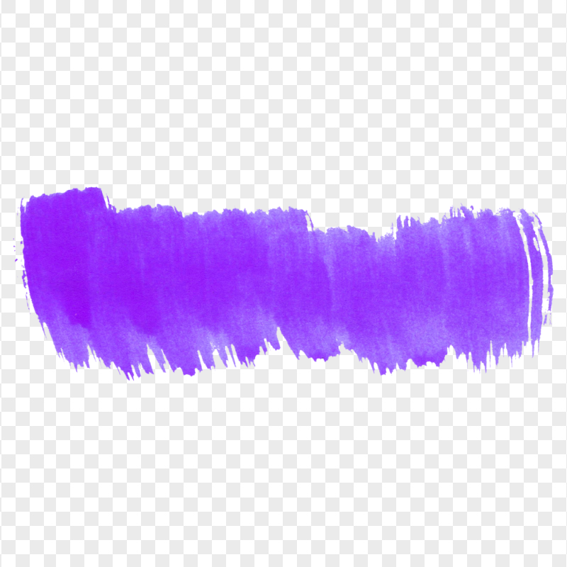 HD Purple Watercolor Brush Banner PNG