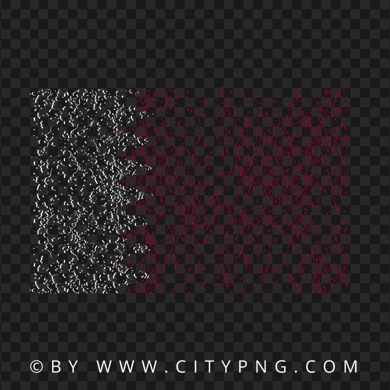 HD Qatar Flag Confetti Effect Transparent PNG