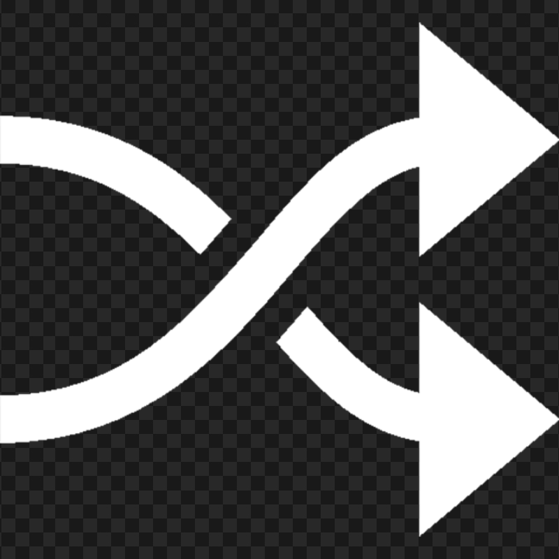 HD Random White Icon Transparent Background