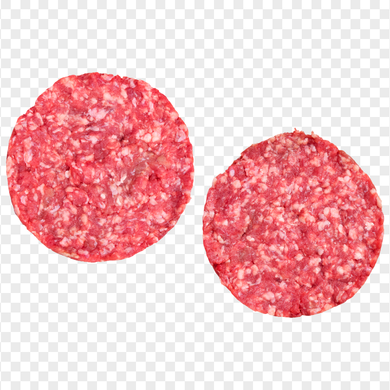 HD Raw Burger Patties Steaks PNG