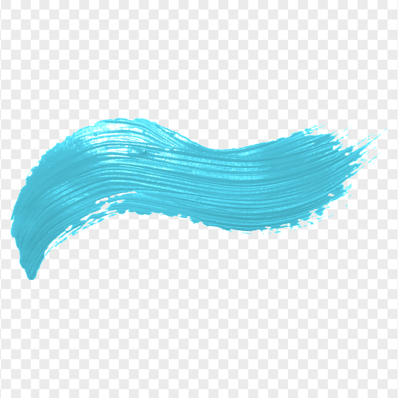 HD Real Blue Brush Stroke PNG