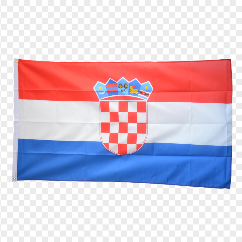 HD Real Croatia Fabric Flag PNG