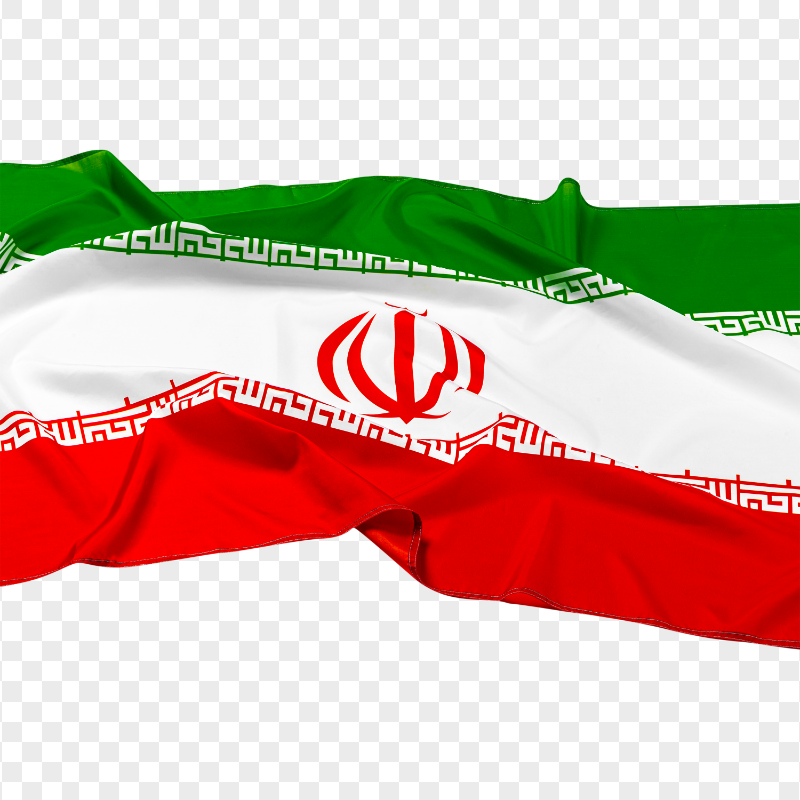 HD Real Iran Waving Flag Transparent PNG