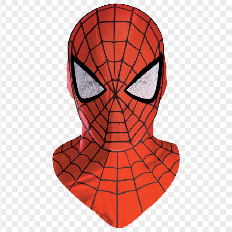 HD Real Spiderman Face Head Mask PNG