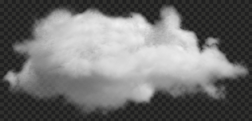 HD Real White Grey Cloud PNG