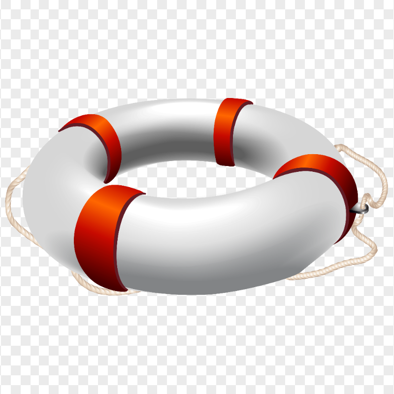 HD Realistic 3D Lifebuoy Life Saver Ring PNG