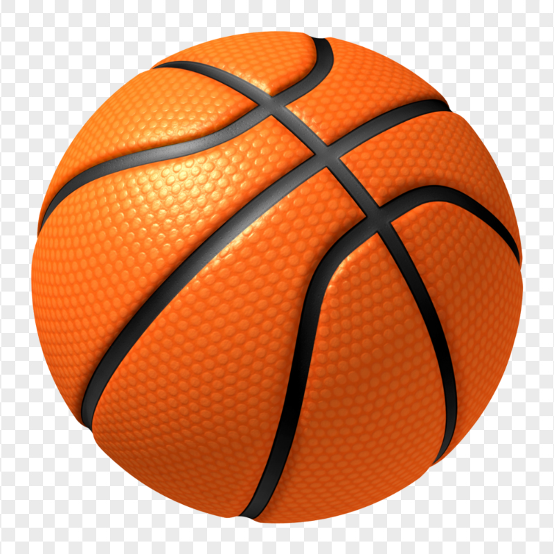 HD Realistic Basketball Ball PNG