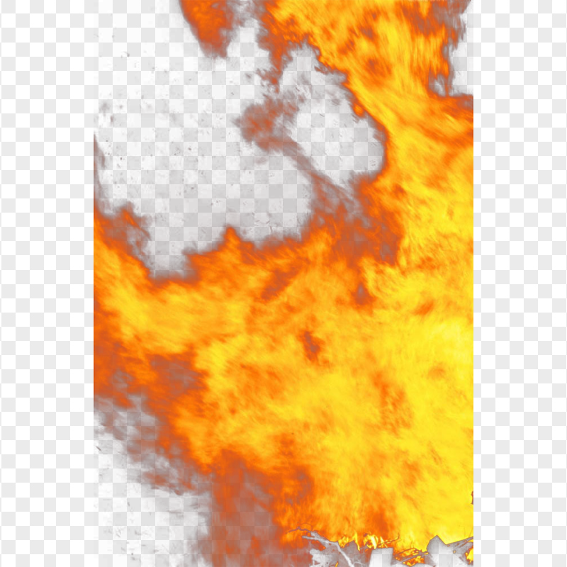 HD Realistic Fire Background PNG