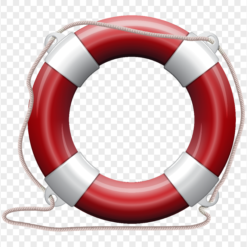 HD Realistic Swimming Lifebuoy Life Saver Ring PNG