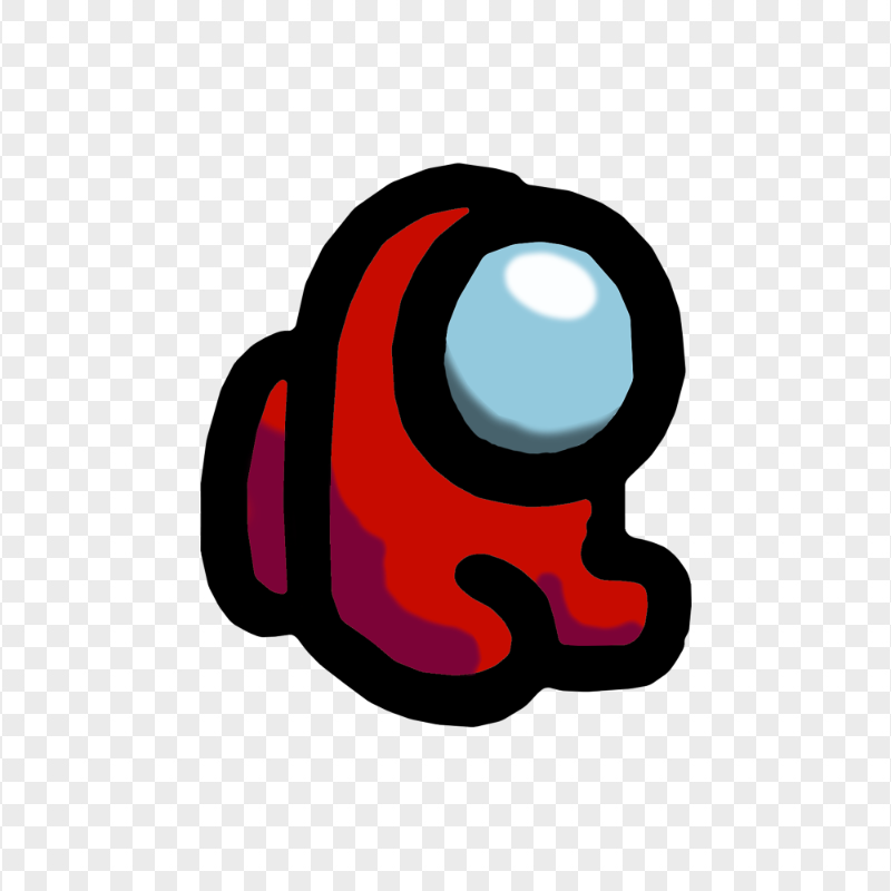 HD Red Among Us Crewmate Character Baby Child PNG