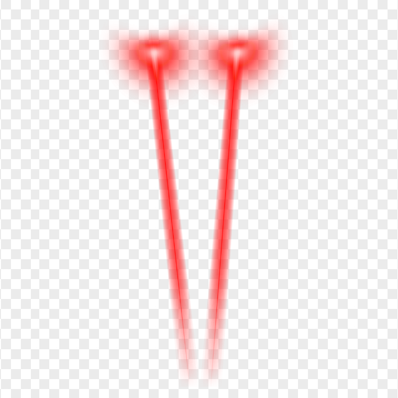 HD Red Beam Laser Eyes PNG