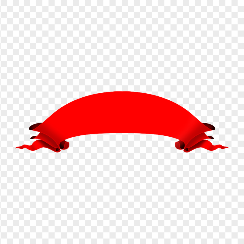 HD Red Creative Graphic Banner Ribbon PNG