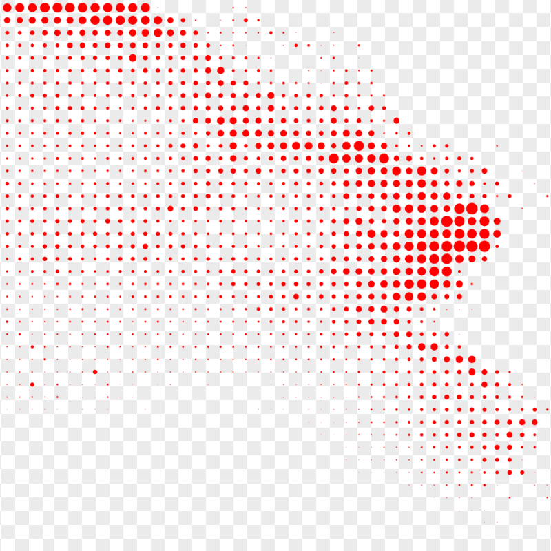 HD Red Halftone Abstract Background PNG