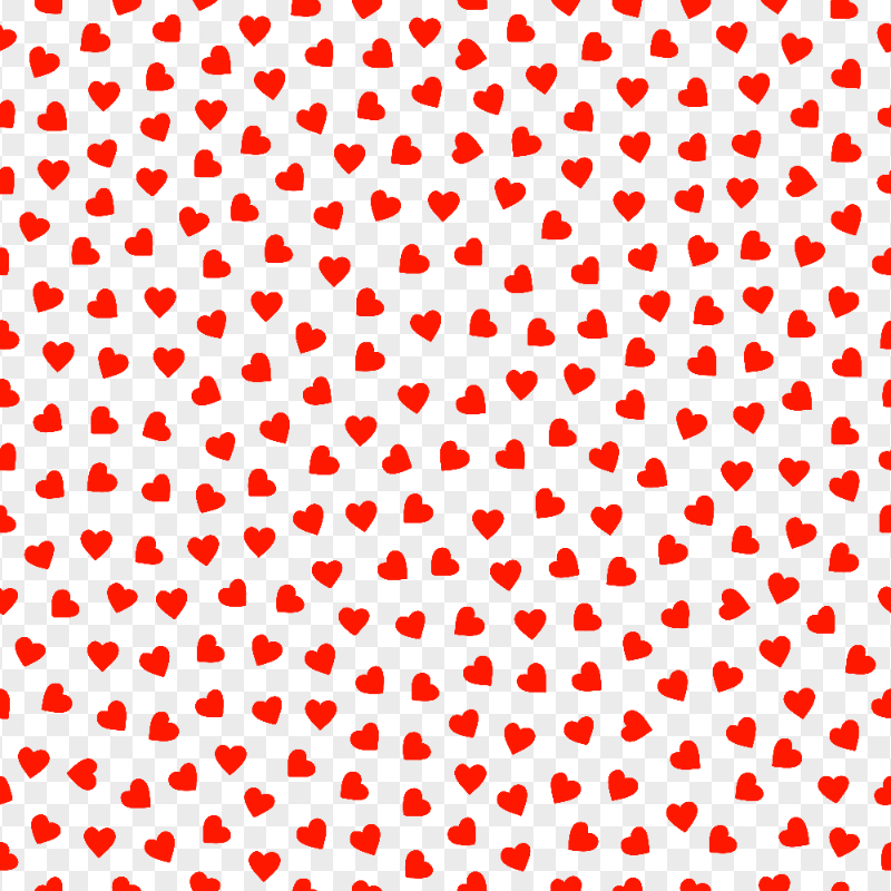 HD Red Hearts Pattern Background PNG