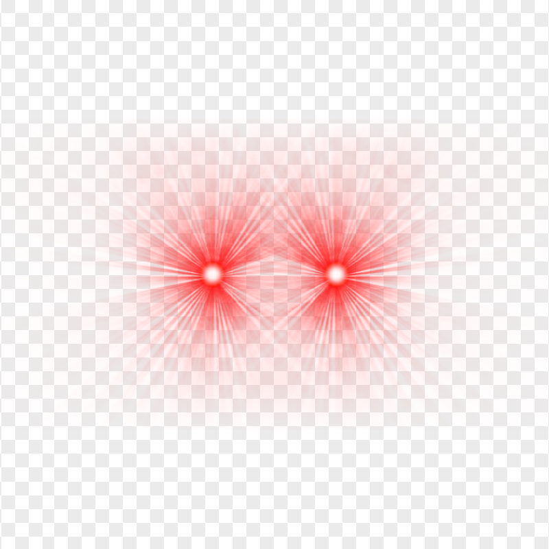 HD Red Laser Eyes Lens Flare Effect PNG